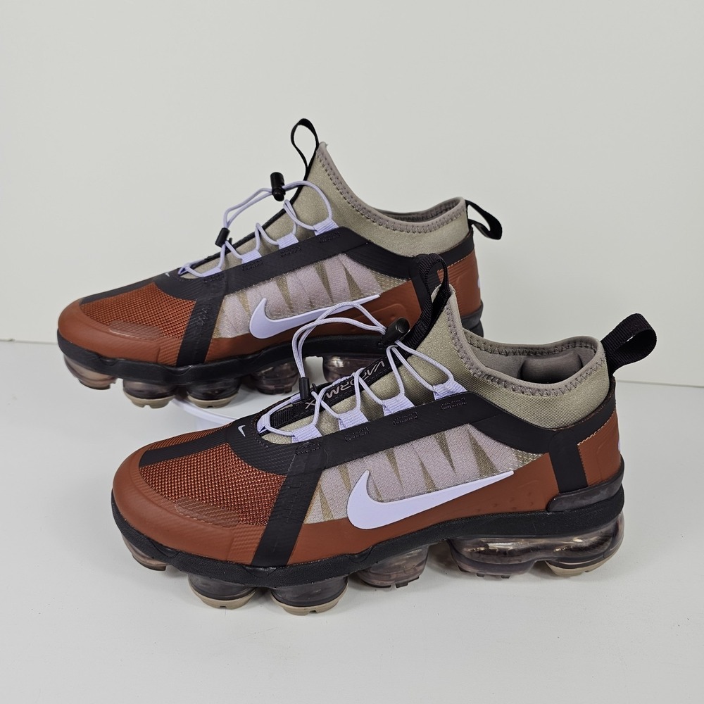 Nike Air VaporMax Utility Sneakers /Shoes Womens 8 2019 Cinnamon Brown Colorway